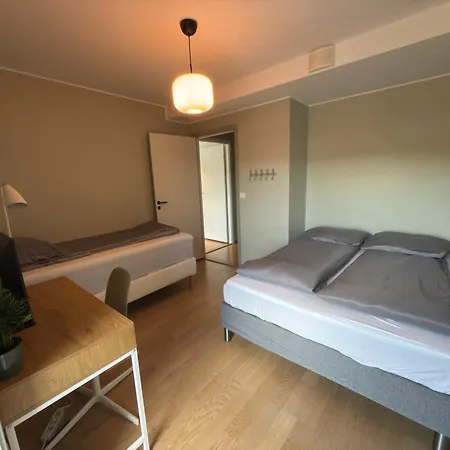 Large Luxurious With Private Terrace And Parking דירה ברגן